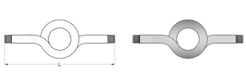 Pipe Gauge 90° Syphon Main View